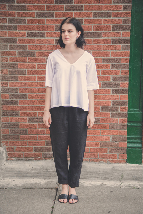 Kowtow Radius Top in White Kowtow Radius Top in White
