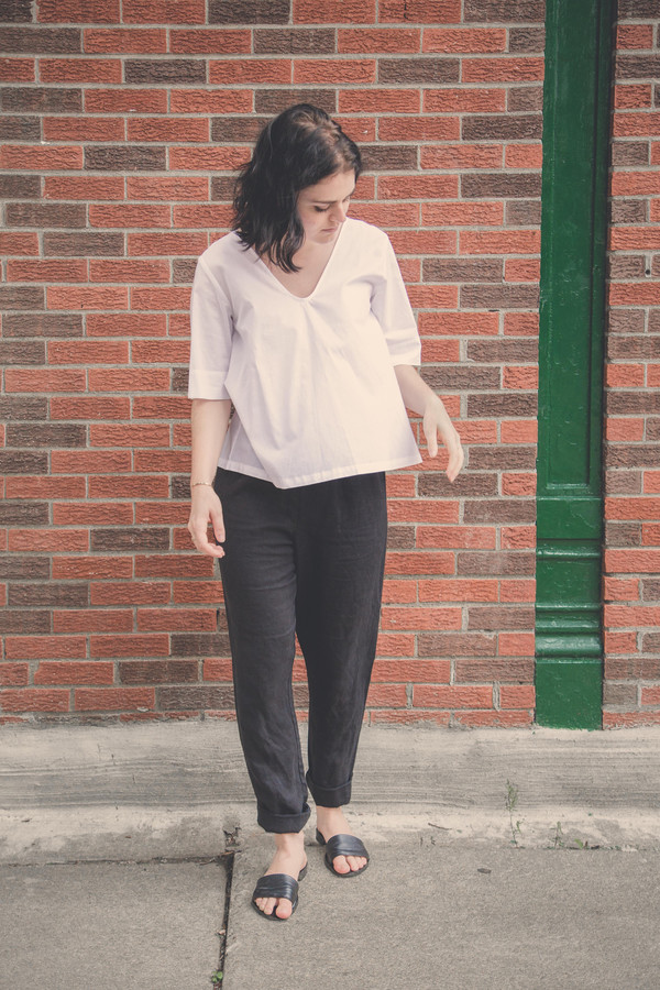 Kowtow Radius Top in White Kowtow Radius Top in White