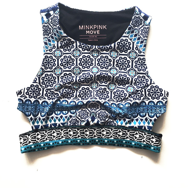 Mink Pink MINKPINK MOVE - REFUSE TO LOSE CROP Mink Pink MINKPINK MOVE - REFUSE TO LOSE CROP