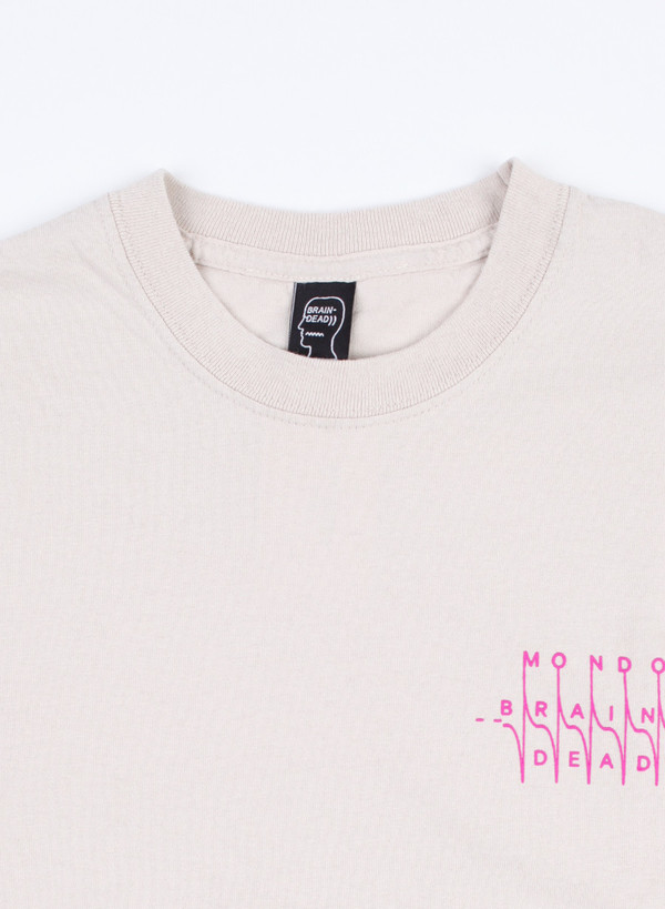 Brain Dead Bottoms Up L/S T Khaki Brain Dead Bottoms Up L/S T Khaki