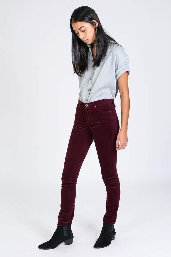 AG Jeans Corduroy Prima in Wine AG Jeans Corduroy Prima in Wine