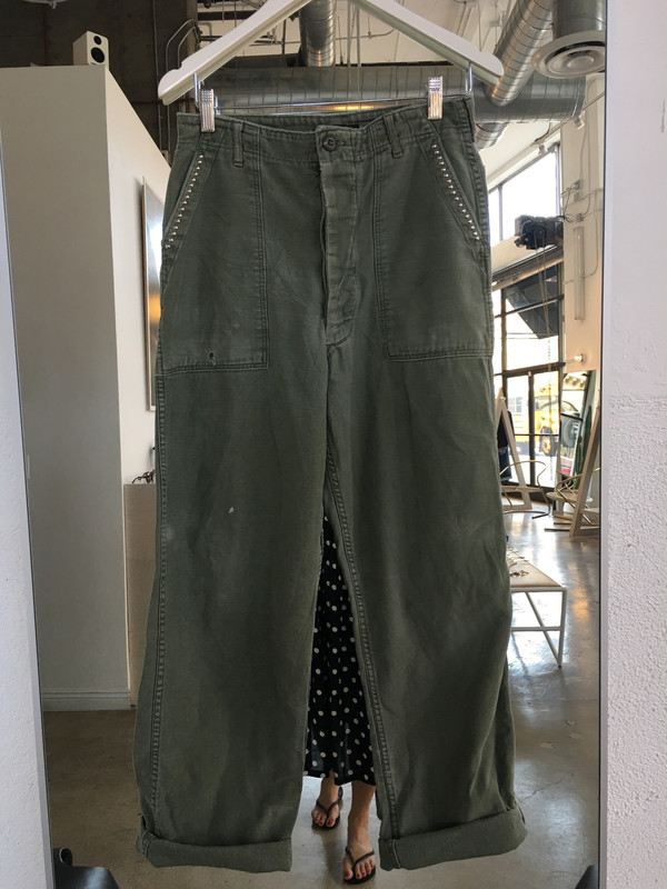 Loveless Studded Vintage Military Pant Loveless Studded Vintage Military Pant