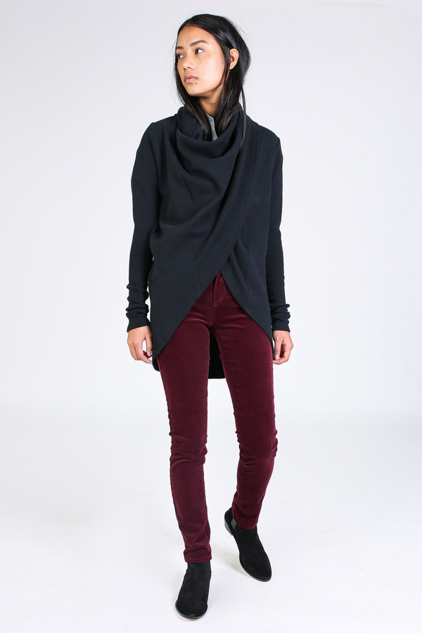 Ursa Minor Tabard cardigan in black Ursa Minor Tabard cardigan in black