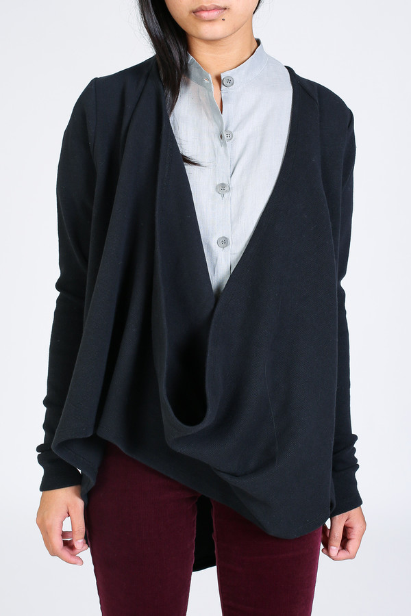 Ursa Minor Tabard cardigan in black Ursa Minor Tabard cardigan in black