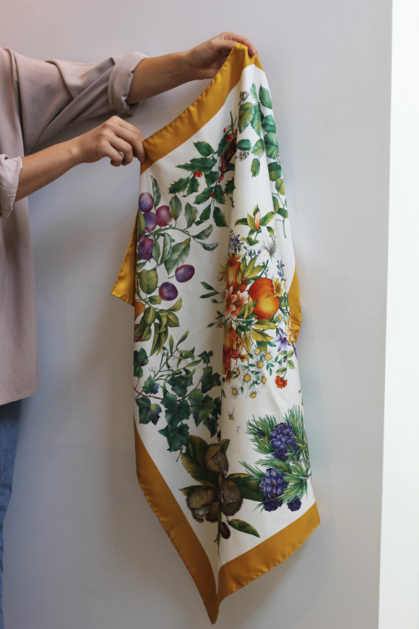 Hey Jude Vintage Motif Scarf by Gucci Hey Jude Vintage Motif Scarf by Gucci