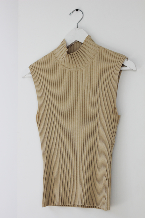 Hey Jude Vintage Nude Ribbed Top Hey Jude Vintage Nude Ribbed Top