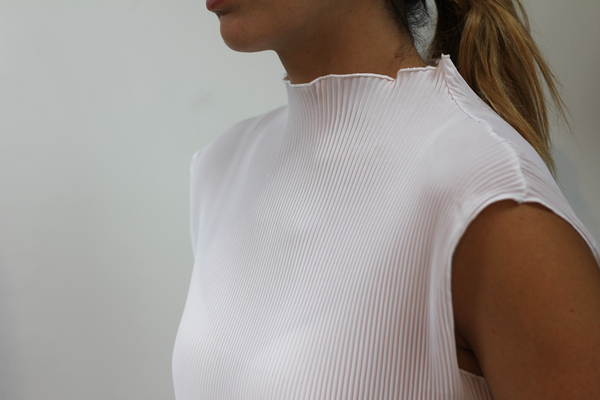 Hey Jude Vintage Micro-pleated Top Hey Jude Vintage Micro-pleated Top