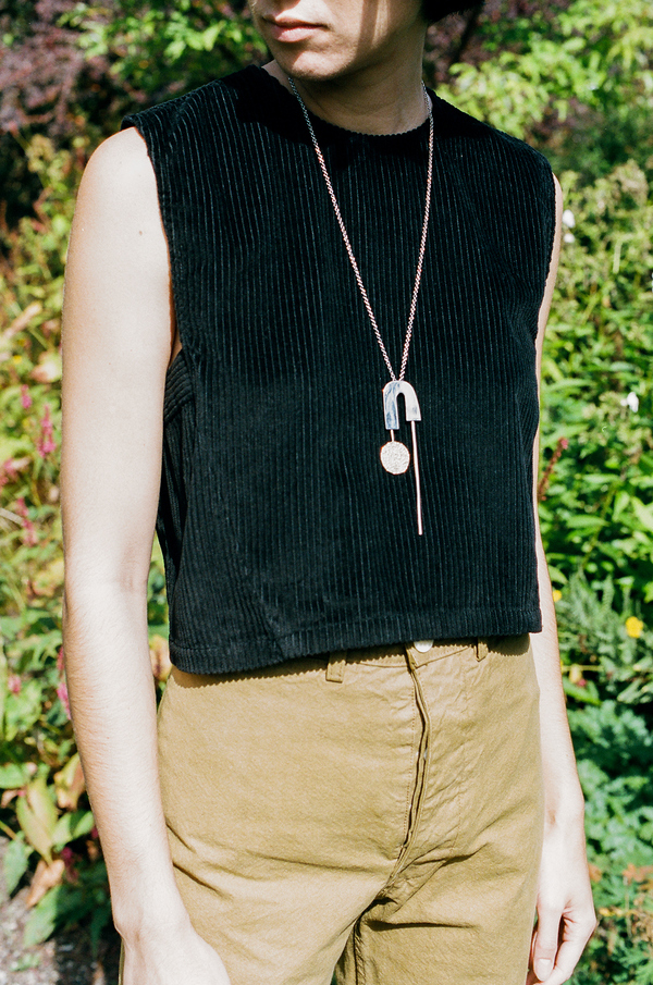Rachel Comey Yana Top - coal corduroy Rachel Comey Yana Top - coal corduroy
