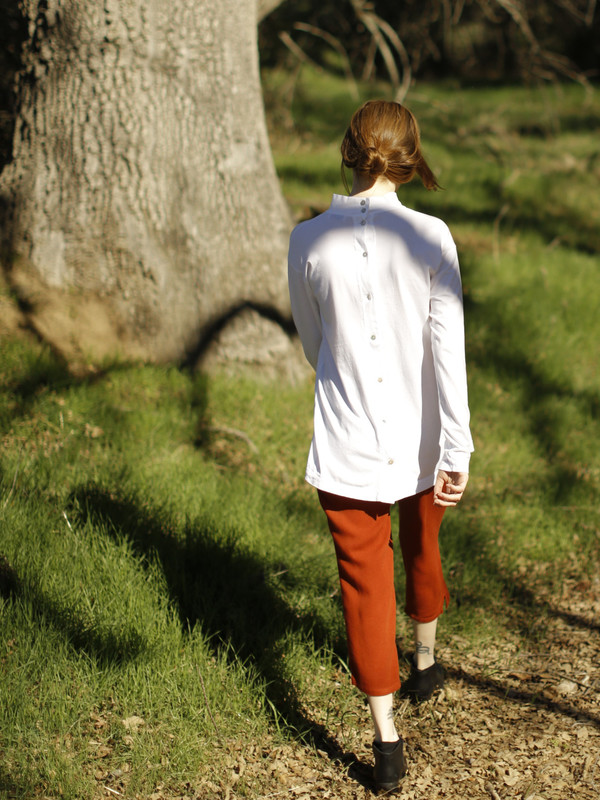 Calder Blake Nan Long-Sleeve Button-Back Calder Blake Nan Long-Sleeve Button-Back