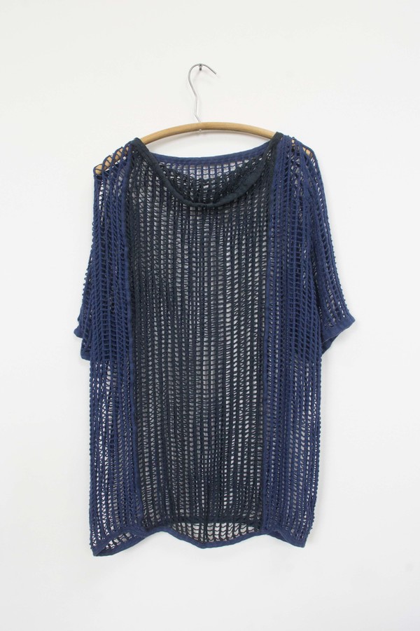 VINTAGE INDIGO NET TEE VINTAGE INDIGO NET TEE