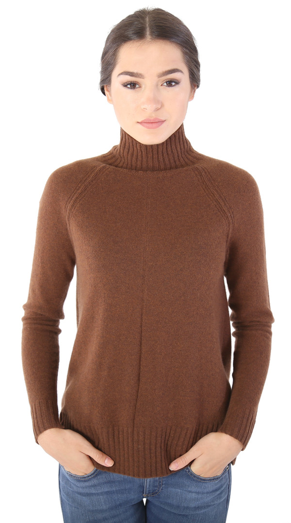 White + Warren Cashmere Raglan Standneck White + Warren Cashmere Raglan Standneck