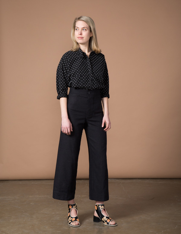 SBJ Austin Angela Pant - Black Woven SBJ Austin Angela Pant - Black Woven