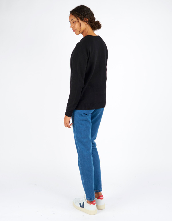 Filippa K Cotton Yak Pullover Black Filippa K Cotton Yak Pullover Black
