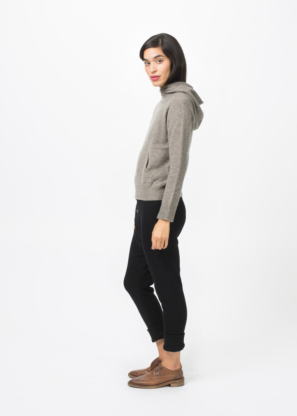 Evam Eva Cashmere Seamless Hooded Pullover Evam Eva Cashmere Seamless Hooded Pullover