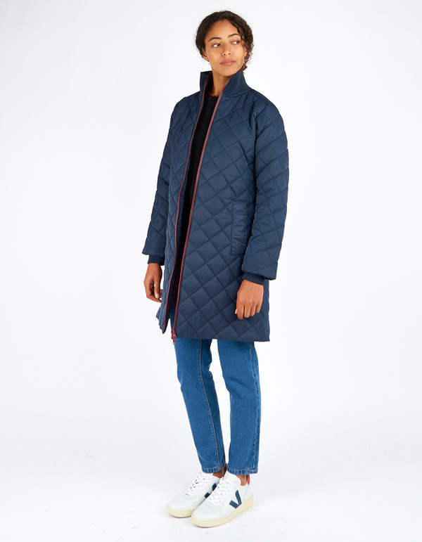 Ganni Greenwood Quilted Jacket Total Eclipse Ganni Greenwood Quilted Jacket Total Eclipse
