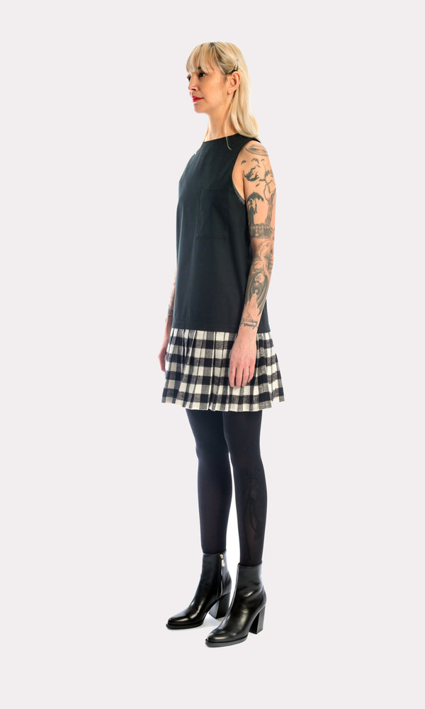 Kurt Lyle Princeton Jumper in Black + Check Kurt Lyle Princeton Jumper in Black + Check
