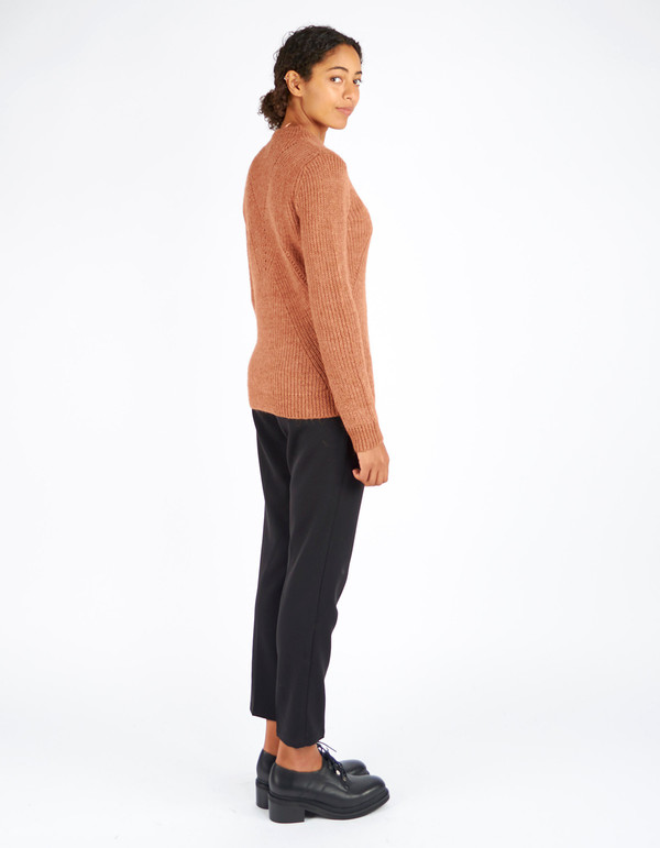 Storm & Marie Gabby Knit Sweater Gingerbread Melange Storm & Marie Gabby Knit Sweater Gingerbread Melange