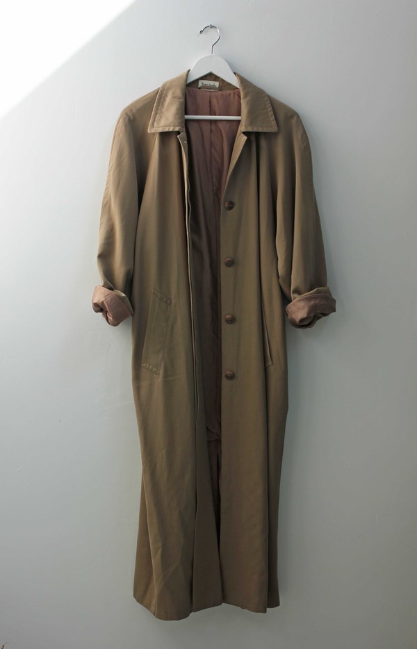 Hey Jude Vintage Taupe Wool Trench Hey Jude Vintage Taupe Wool Trench