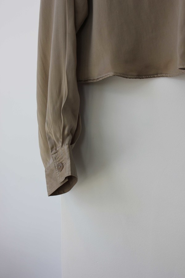 Hey Jude Vintage Cropped Silk Longsleeve Hey Jude Vintage Cropped Silk Longsleeve