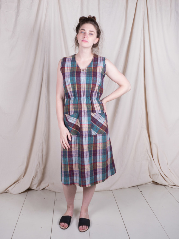 Vintage Plaid Wool Dress Vintage Plaid Wool Dress