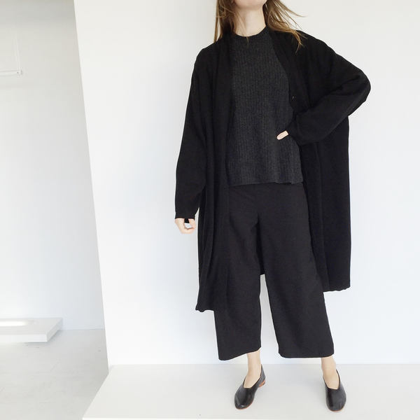 Johan Vintage Black Oversized Duster Johan Vintage Black Oversized Duster