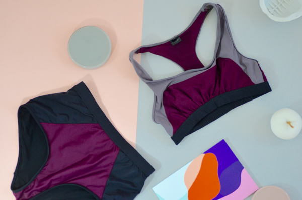 VPL Convexity Top for Swim & Workout: Eggplant VPL Convexity Top for Swim & Workout: Eggplant