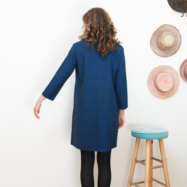 Me & Arrow Fuzzy Dress - Fuzzy Heather Navy Me & Arrow Fuzzy Dress - Fuzzy Heather Navy