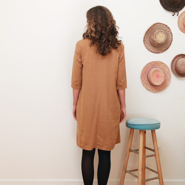 Me & Arrow 3/4 Sleeve Tall Dress - Apple Cinnamon Me & Arrow 3/4 Sleeve Tall Dress - Apple Cinnamon