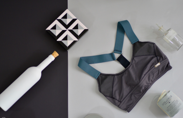 VPL Neo Gridlock Bra: All Charcoal VPL Neo Gridlock Bra: All Charcoal