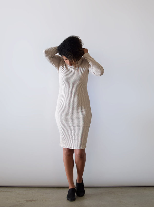 Lush Ribbed Turtleneck Dress Lush Ribbed Turtleneck Dress