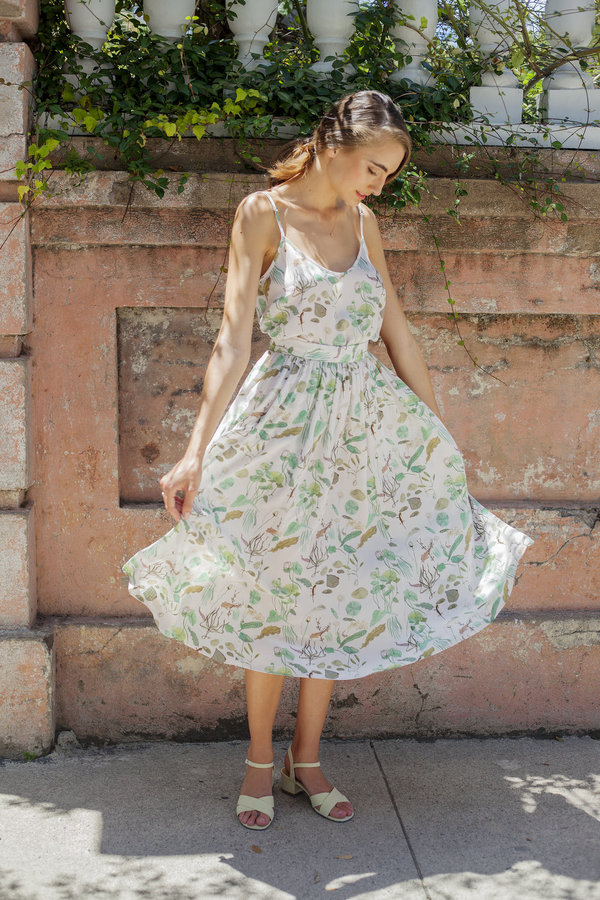 Plante Printed Silk Tank Ivy Plante Printed Silk Tank Ivy