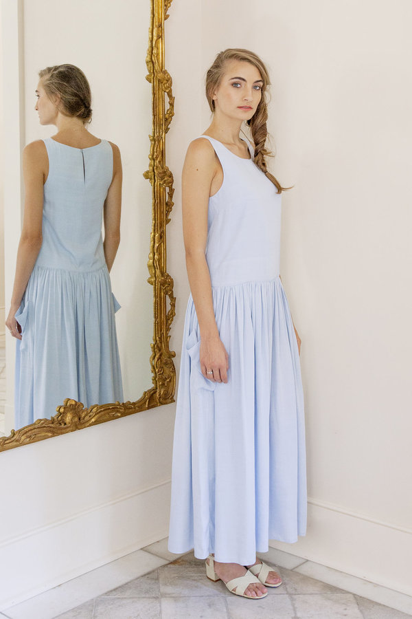 Plante Lotus Maxi Dress Light Blue Plante Lotus Maxi Dress Light Blue