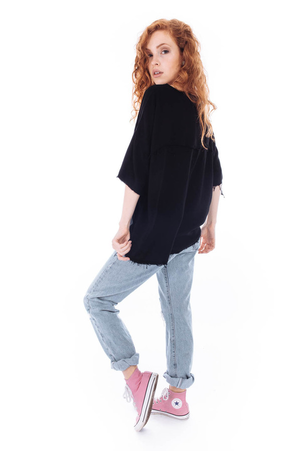 Black Crane Square Top (Black) Black Crane Square Top (Black)