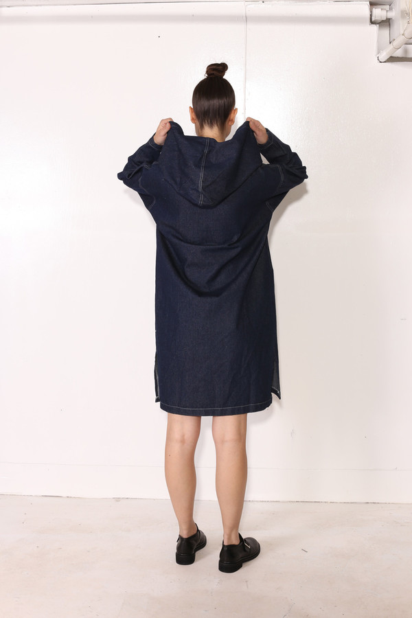 Intentionally Blank DEXTER PULLOVER Dark Denim Intentionally Blank DEXTER PULLOVER Dark Denim