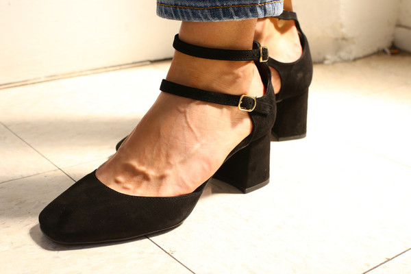 Intentionally Blank HOLLY Black Suede Intentionally Blank HOLLY Black Suede