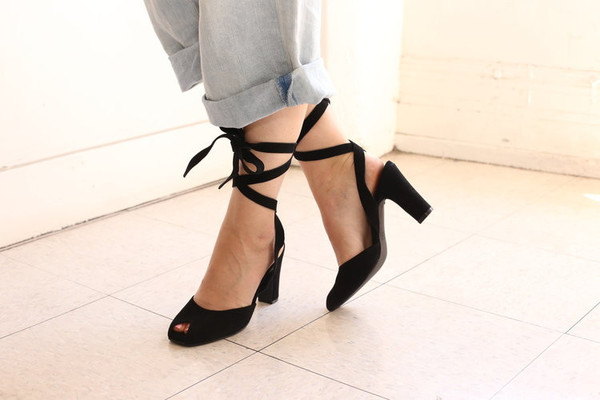 Intentionally Blank ROSE Black Suede Intentionally Blank ROSE Black Suede