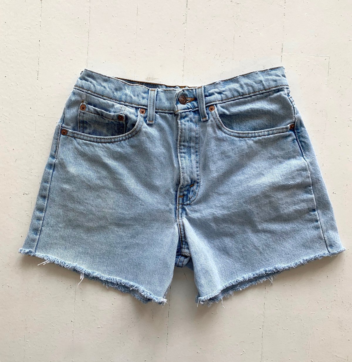 Vintage Light Denim Levi 555 Cut-offs 