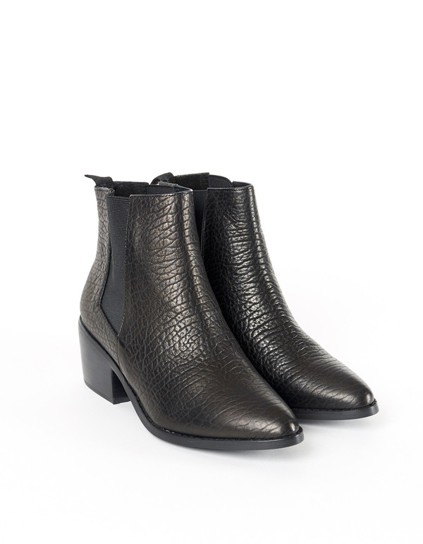 Sol Sana Edgar Boot Elephant Black Leather Sol Sana Edgar Boot Elephant Black Leather