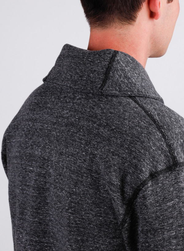 Men's National Athletic Goods Shawl Pullover Granite Men's National Athletic Goods Shawl Pullover Granite