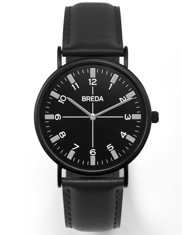 Breda Belmont Watch Black Black Breda Belmont Watch Black Black