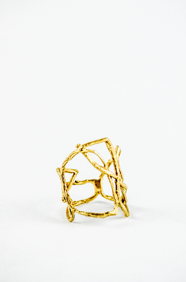 K/ller Willow Cage Ring Brass K/ller Willow Cage Ring Brass