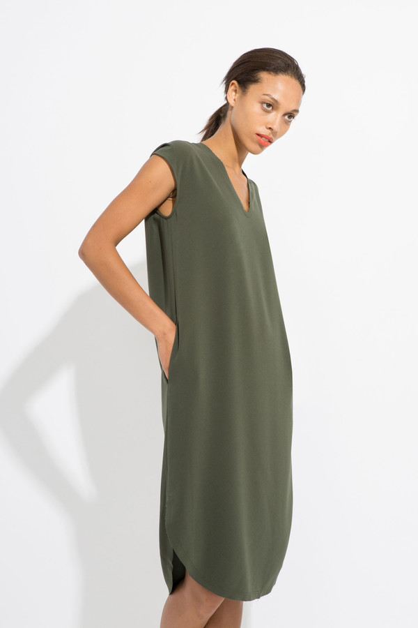 SCHAI Drappo Lean Dress - Olivene SCHAI Drappo Lean Dress - Olivene