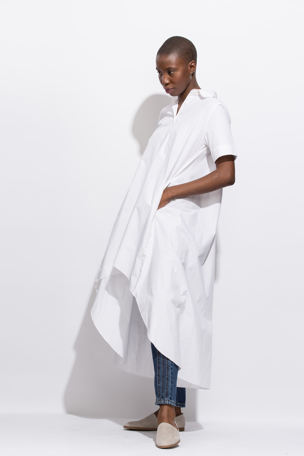 Project 6 Maaya - Hi Lo White Dress Project 6 Maaya - Hi Lo White Dress