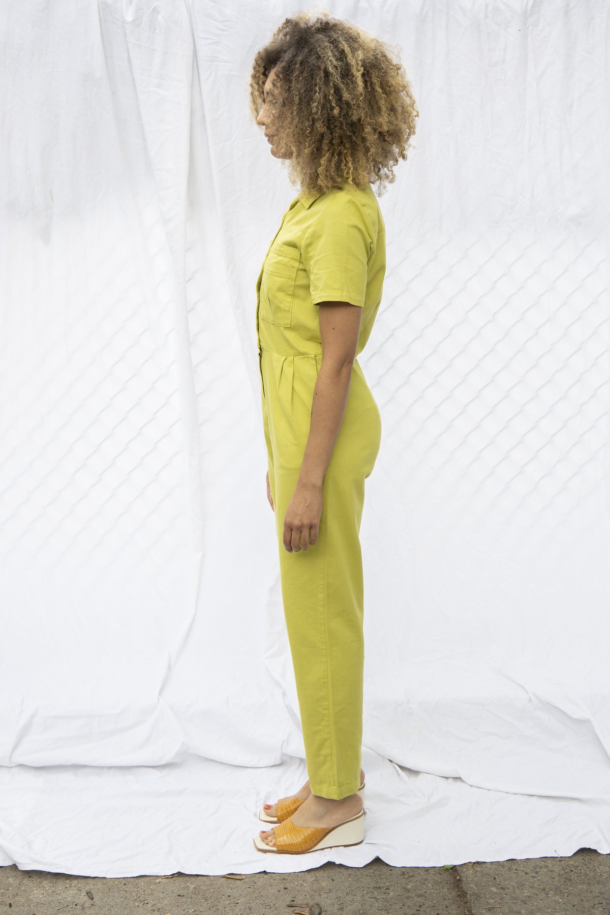 Paloma Wool Ada Jumpsuit - Green Olive 