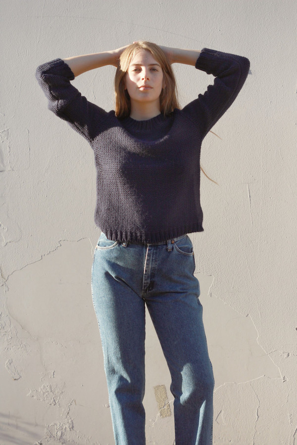 Objects Without Meaning Raglan Sweater, Navy Objects Without Meaning Raglan Sweater, Navy