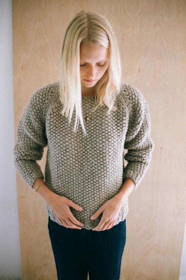 Han Starnes Andean Sweater - Light Gray Han Starnes Andean Sweater - Light Gray