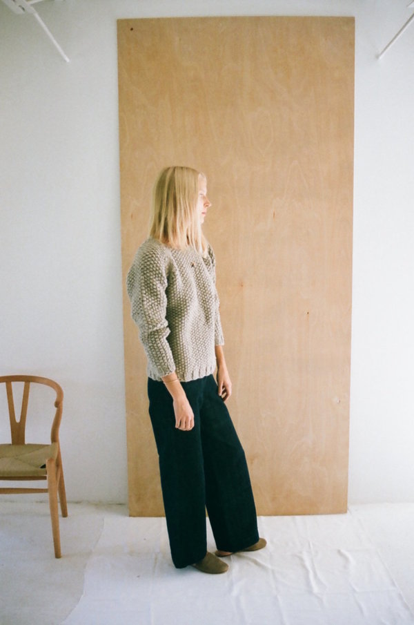 Han Starnes Andean Sweater - Light Gray Han Starnes Andean Sweater - Light Gray