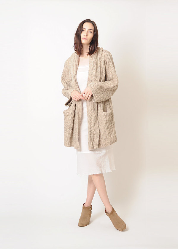 Lauren Manoogian Patchwork Cable Coat Lauren Manoogian Patchwork Cable Coat