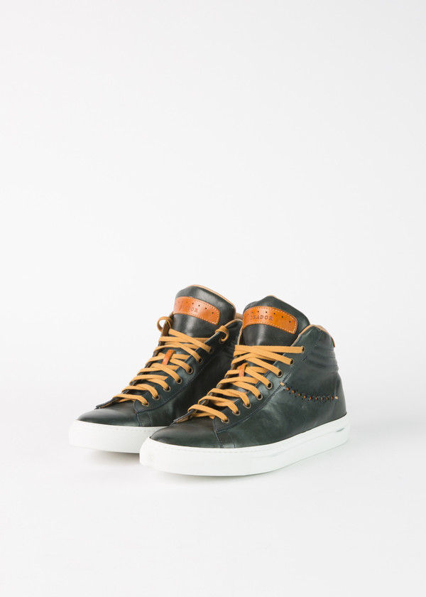 Brador High Top Ribbed Sneaker Brador High Top Ribbed Sneaker
