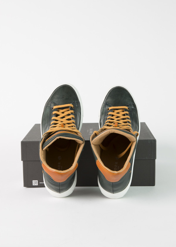 Brador High Top Ribbed Sneaker Brador High Top Ribbed Sneaker